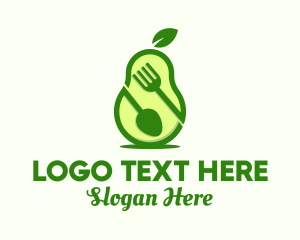 Avocado Spoon Fork logo