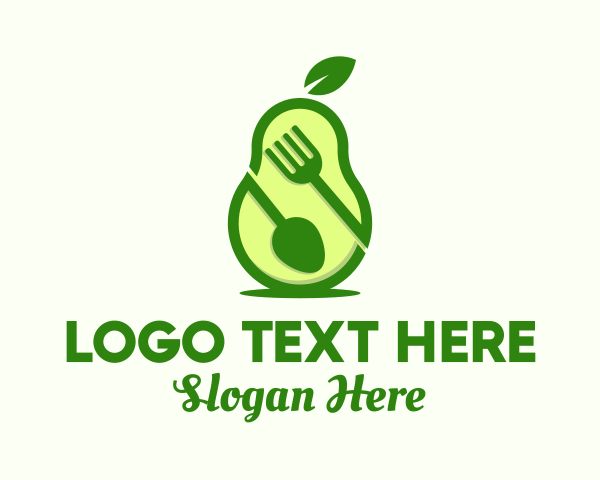 Avocado logo example 1