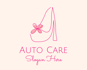 High Heel Women’s Shoe logo design