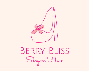 High Heel Women’s Shoe logo design