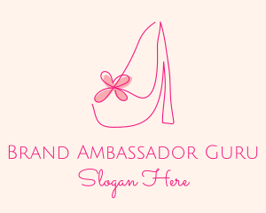 High Heel Women’s Shoe logo design