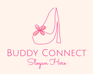 High Heel Women’s Shoe logo design