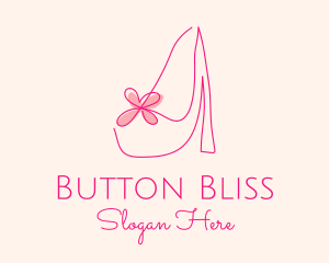 High Heel Women’s Shoe logo design