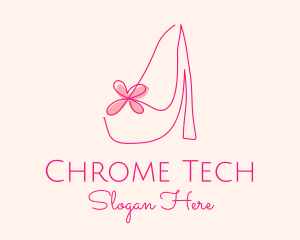 High Heel Women’s Shoe logo design