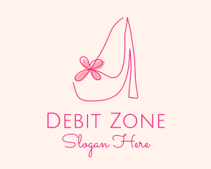 High Heel Women’s Shoe logo design