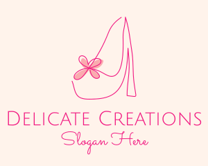 High Heel Women’s Shoe logo design