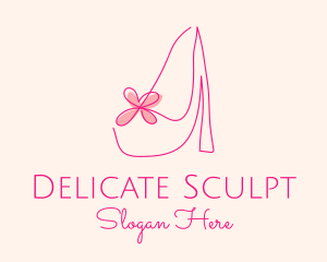 High Heel Women’s Shoe logo design