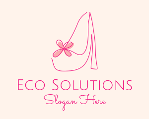 High Heel Women’s Shoe logo design