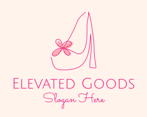 High Heel Women’s Shoe logo design