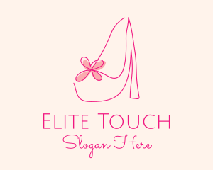 High Heel Women’s Shoe logo design