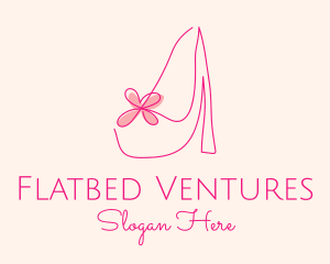 High Heel Women’s Shoe logo design