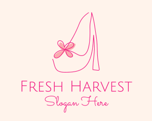 High Heel Women’s Shoe logo design