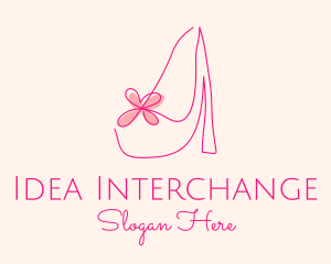 High Heel Women’s Shoe logo design