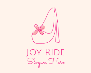 High Heel Women’s Shoe logo design