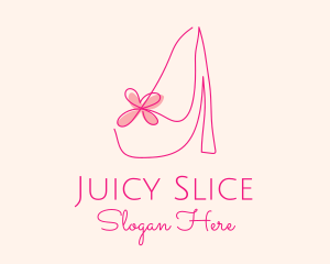 High Heel Women’s Shoe logo design