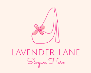 High Heel Women’s Shoe logo design