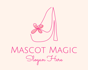 High Heel Women’s Shoe logo design