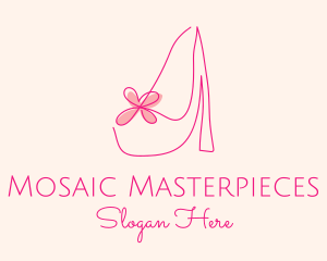 High Heel Women’s Shoe logo design