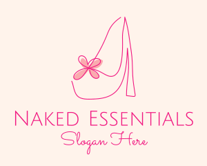 High Heel Women’s Shoe logo design