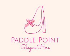 High Heel Women’s Shoe logo design