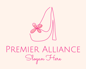 High Heel Women’s Shoe logo design