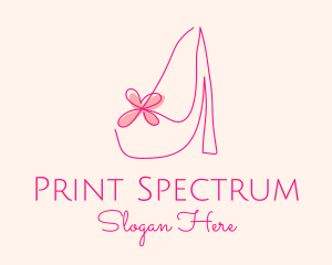 High Heel Women’s Shoe logo design