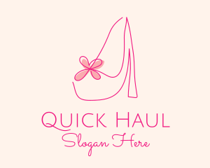 High Heel Women’s Shoe logo design