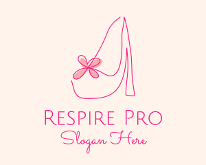 High Heel Women’s Shoe logo design