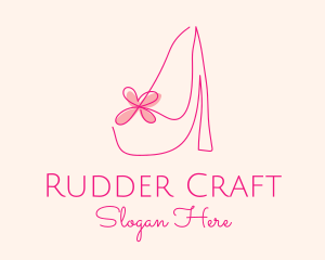 High Heel Women’s Shoe logo design