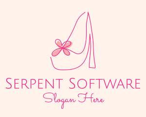 High Heel Women’s Shoe logo design