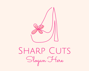 High Heel Women’s Shoe logo design