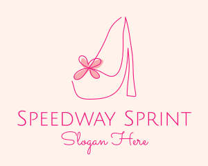 High Heel Women’s Shoe logo design