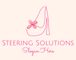 High Heel Women’s Shoe logo design