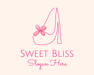 High Heel Women’s Shoe logo design