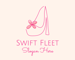 High Heel Women’s Shoe logo design