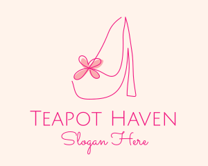 High Heel Women’s Shoe logo design