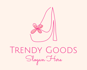 High Heel Women’s Shoe logo design