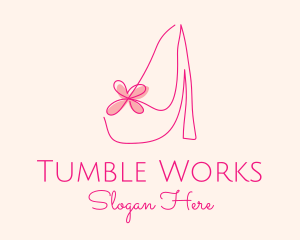 High Heel Women’s Shoe logo design