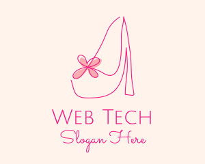 High Heel Women’s Shoe logo design