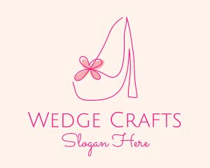 High Heel Women’s Shoe logo design