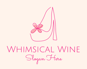 High Heel Women’s Shoe logo design