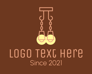 Lighting - Hanging Lighting Fixture logo design