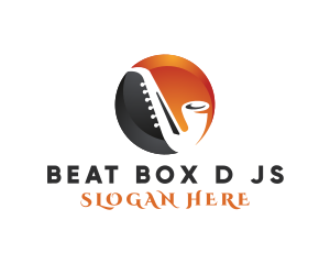 Saxophone Jazz Music Logo