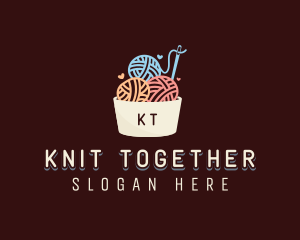 Yarn Knitting Embroidery logo