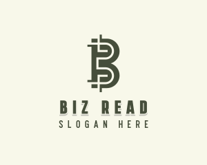 Company Brand Letter B logo design