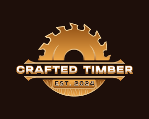 Woodwork Saw Carpentry logo design