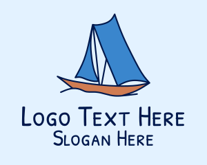 Ocean Sail Boat logo