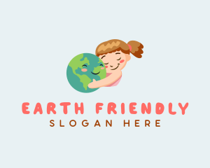 Girl Love Earth logo design