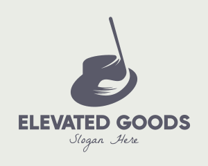 Gray Golf Hat logo design