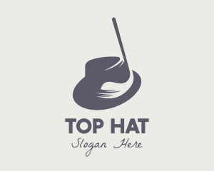 Gray Golf Hat logo design